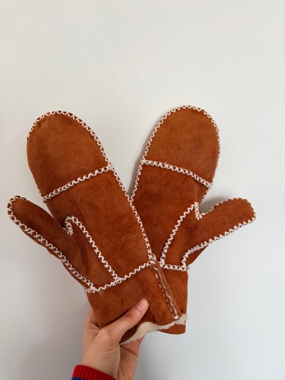 Ricardo B.H SheepSkin Gloves with Contrast Stitching - XS/S
